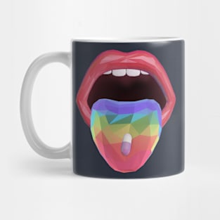 Mouth with tongue sticking out Mug